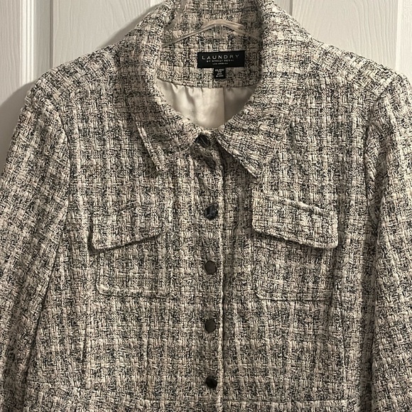 Laundry by Shelli Segal Women's Single-Breasted Skirted Tweed Coat, XXL (20/22) - Picture 5 of 16
